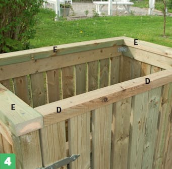 Skraldespandsskjuler diy Skraldespandsskjuler diy